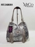 Cartera Sabrina (MD) - Plata Reptil