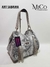Cartera Sabrina (MD) - Plata Reptil - comprar online