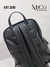 Mochila Zuri - Negro Textura Bolsillo Opaco