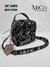 Bandolera Santa Bernarda - Negro detalle Plata