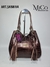 Cartera Sabrina - Chocolate Textura Crocco