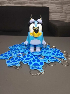 pack x30 llaveros "Bluey" + Centro de mesa gratis