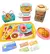 Kit Comidinha Infantil Menina Hamburger_padaria Mini Cozinha - BrinqueUmMonte