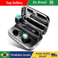 E10 Touch Noise Reduction Fones De Ouvido Impermeável, TWS, Bluetooth 5.1