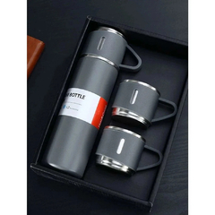 Garrafa a vácuo em aço inoxidável, Kit Caneca, Garrafa Térmica, Fria e Fria, - loja online