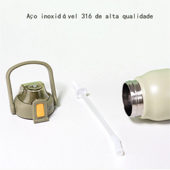 Garrafa térmica portátil Garrafa de água térmica Botella De Água Cup co - comprar online