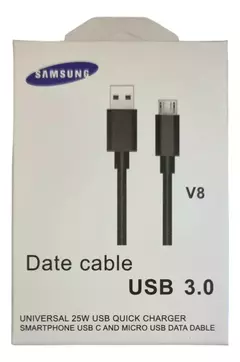 Cable de carga rapida Usb Micro V8 Para Celulares Samsung , motorola , huawey , lg , tcl y demas marcas