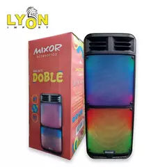 PARLANTE PORTATIL MIXOR BLUETOOTH 8" X 2 COMUNA / DOBLE