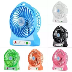 Mini ventilador recargable con lampara - comprar en línea
