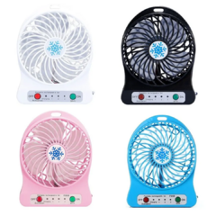 Mini ventilador recargable con lampara - PumpiMiau Mayoreo