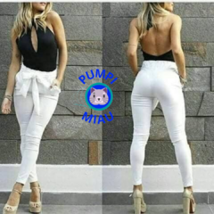 Pantalón strech sexi con moño - PumpiMiau Mayoreo