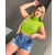 Bermuda Feminina Jeans Cós Alto: elegância casual - comprar online