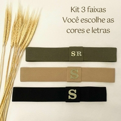 KIT FAIXAS PERSONALIZADAS na internet