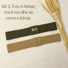 KIT FAIXAS PERSONALIZADAS