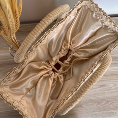 KIT BOLSA DE PALHA LUXO + CHAPÉU PALINA DOBRÁVEL - loja online