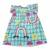 Vestido Azul com Emoji, Arco Iris e Borboletas - comprar online