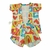 Conjunto Com Blusa Kimono de Borboletas e Flores Coloridas - comprar online