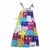 Vestido Longo Gatinho Colorido - comprar online
