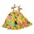Vestido Amarelo Com Flores e Pássaros Coloridos - comprar online