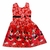 Vestido Temático Minnie Vermelho