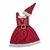 Roupa de Natal Para Bebê 100% Poliéster com Touca.