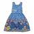 Vestido Temático Galinha Pintadinha Azul