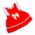 Vestido para Bebês com Vermelho