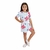 Conjunto Branco com Borboletas Rosas Feminino. - Vitória Baby & Kids LTDA