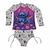 Conjunto Roupa de Banho Proteção UV 50 Stitch Feminino