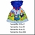 Vestido da Galinha Pintadinha Temático Festas. na internet