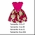 Vestido do Rosas e Flores Temático Festas. na internet