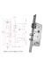 Cerradura Trabex 6625 4 Combinaciones para Exterior