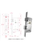 Cerradura Trabex 6624 4 Combinaciones para Exterior