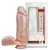 PROTESE SEM VIBRO COM VENTOSA E ESCROTO 20X4,7 CM