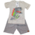 Conjunto Camiseta e Short Terra Kids Dino Robô
