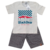 Conjunto Camiseta e Short Terra Kids Black Bear