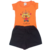 Conjunto Blusinha e Short Came Kids Be Unique