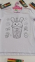 Camiseta de Colorir Pá Binka Copo - comprar online