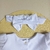 Vestido Baby Luxo Fita Dourada - loja online