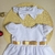 Imagem do Vestido Baby Luxo Fita Dourada