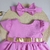 Vestido Baby Luxo Fita Dourada - comprar online