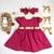 Imagem do Vestido Baby Luxo Fita Dourada