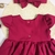 Vestido Baby Luxo Fita Dourada - Lindinhos Moda Infantil
