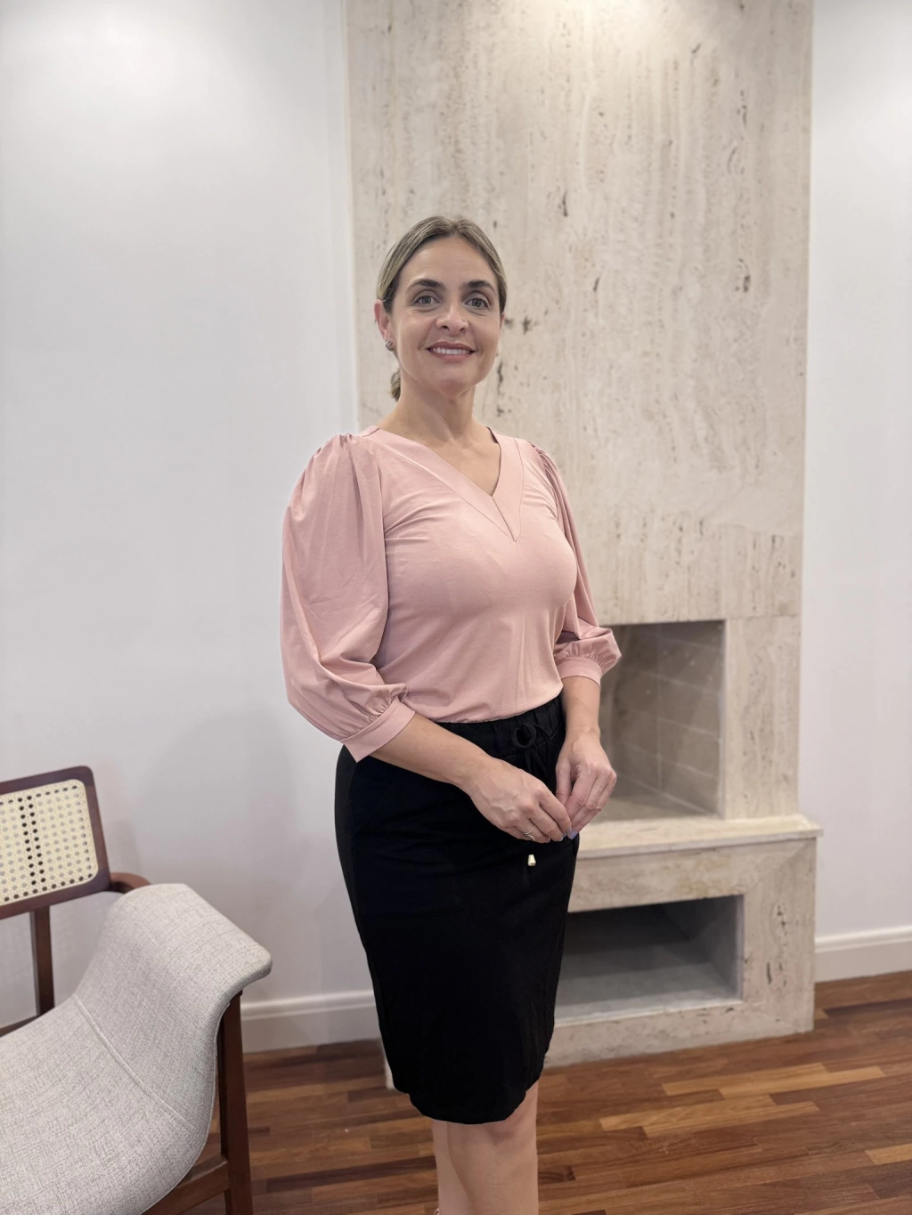 Blusa Rosa