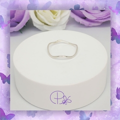 Anillo ondulado fino