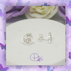 Aros pasantes con brillo