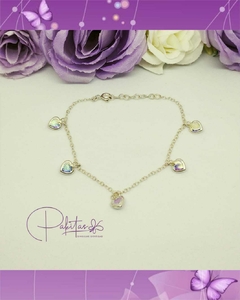 Pulsera cubic cerrazón colgante