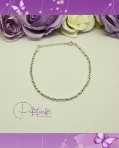 Pulsera con bolitas