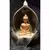 Incensário Cascata de Fumaça Buda na Flor de Lótus 13cm - comprar online