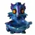 Incensário Cascata Dragão Baby Azul 12cm